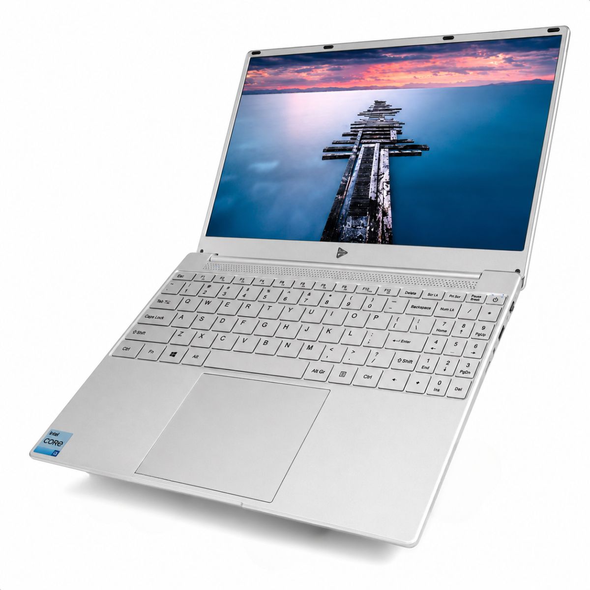 KIT Notebook Computador 15.6 SSD M.2 512GB Grasep - D-NK7501 - Grasep+Kit Teclado e Mouse Sem Fio Branco - AKT-W111